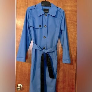 Talbots Blue Trench Coat
